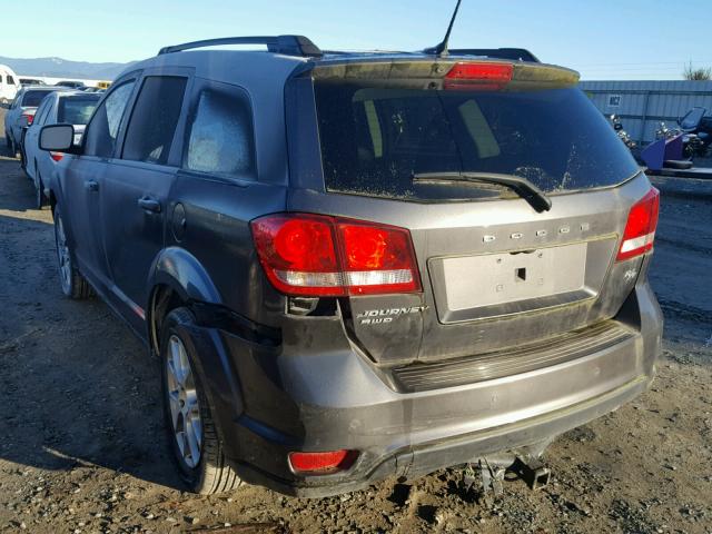 3C4PDDEG3ET157161 - 2014 DODGE JOURNEY R/ GRAY photo 3