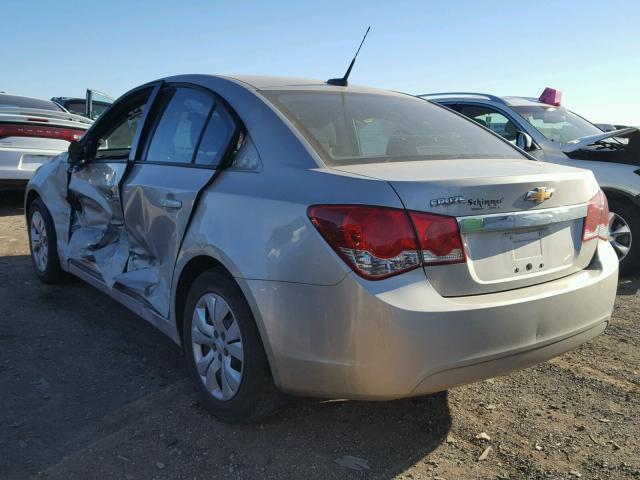 1G1PA5SH8D7231455 - 2013 CHEVROLET CRUZE LS SILVER photo 3