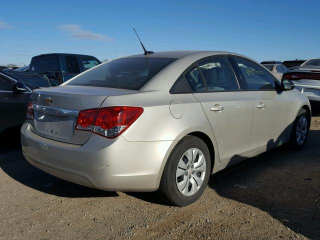 1G1PA5SH8D7231455 - 2013 CHEVROLET CRUZE LS SILVER photo 4