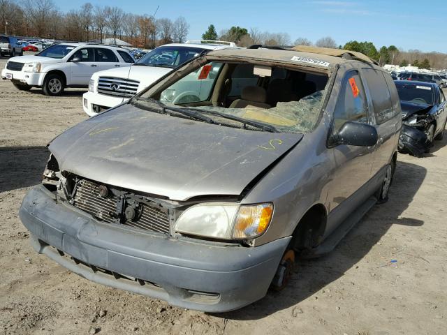 4T3ZF13C13U508950 - 2003 TOYOTA SIENNA LE BEIGE photo 2