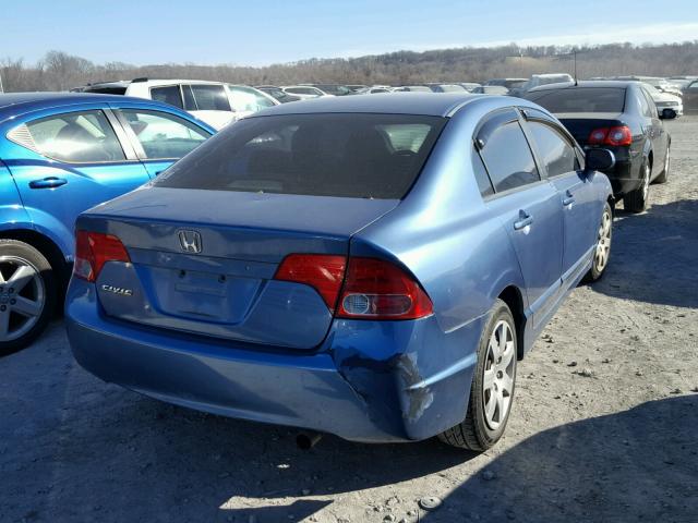 1HGFA16568L032155 - 2008 HONDA CIVIC LX WHITE photo 4