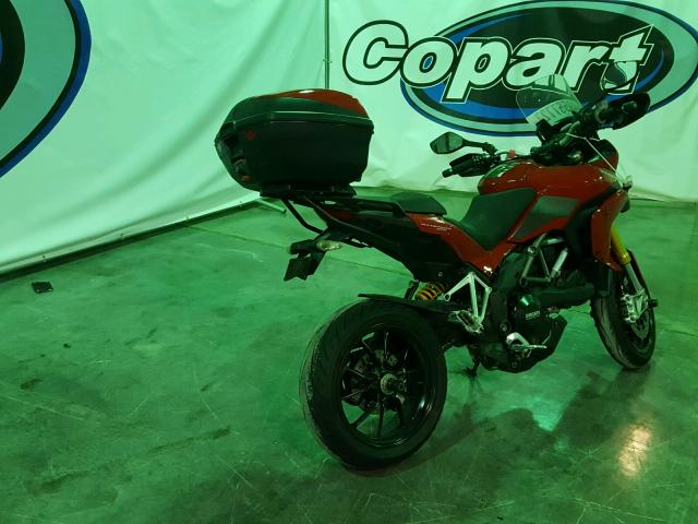 ZDM12BLW2AB001736 - 2010 DUCATI MULTISTRAD RED photo 4