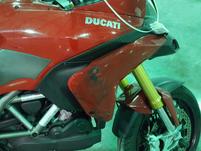 ZDM12BLW2AB001736 - 2010 DUCATI MULTISTRAD RED photo 9