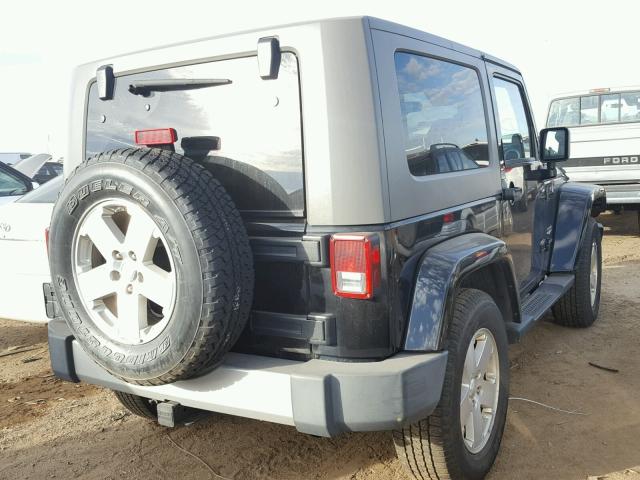 1J4FA54128L618190 - 2008 JEEP WRANGLER S Սև լուսանկար 4