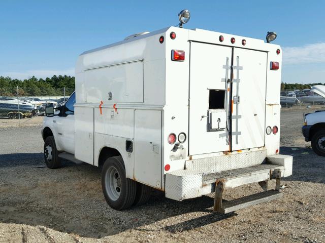 1FDXF46P34EB32750 - 2004 FORD F450 SUPER WHITE photo 3