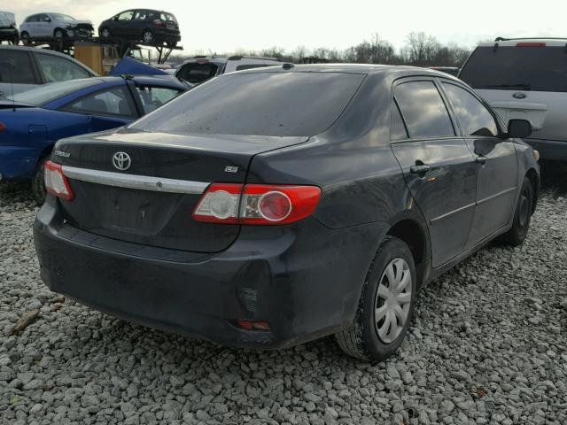 2T1BU4EE1BC692836 - 2011 TOYOTA COROLLA BA BLACK photo 4