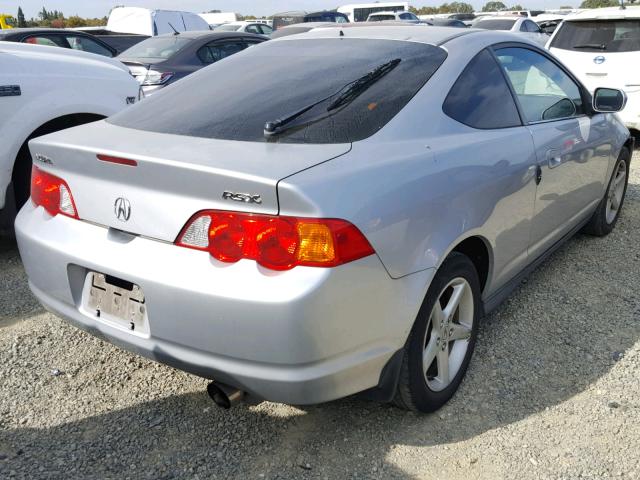JH4DC53864S017241 - 2004 ACURA RSX SILVER photo 4