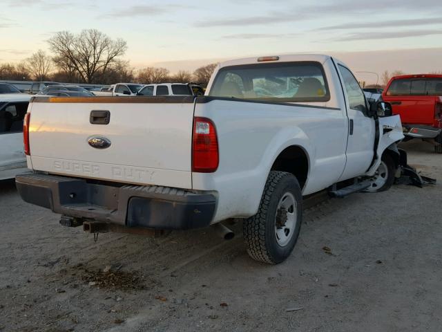 1FTNF20598EB25511 - 2008 FORD F250 SUPER WHITE photo 4