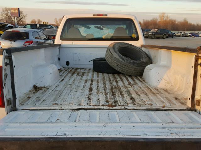 1FTNF20598EB25511 - 2008 FORD F250 SUPER WHITE photo 6