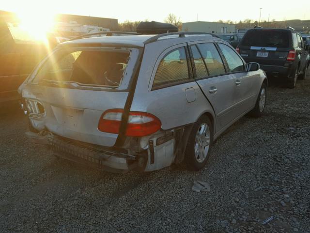 WDBUH65J94A375141 - 2004 MERCEDES-BENZ E 320 SILVER photo 4