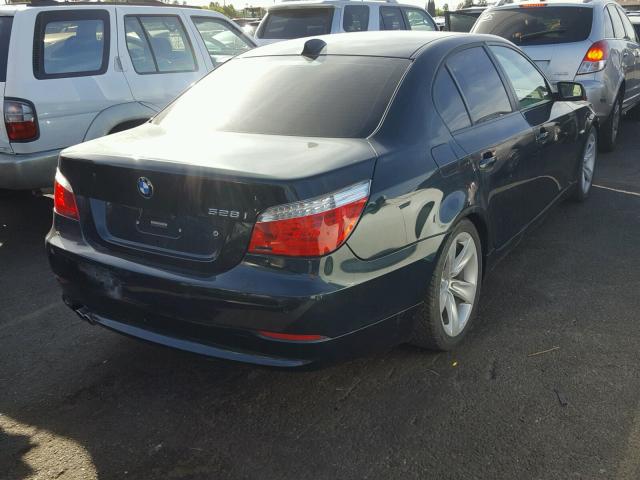 WBANU53578C113952 - 2008 BMW 528 I GREEN photo 4