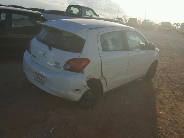 ML32A3HJ7EH014610 - 2014 MITSUBISHI MIRAGE DE WHITE photo 4