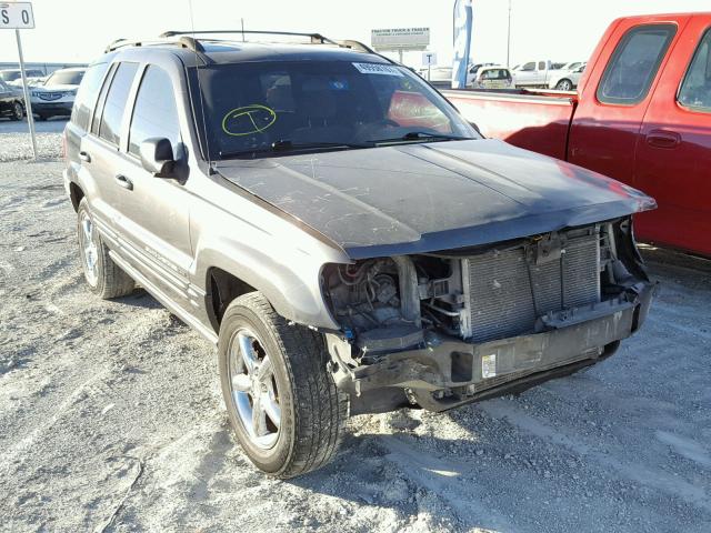 1J4GX48S31C595380 - 2001 JEEP GRAND CHER GRAY photo 1