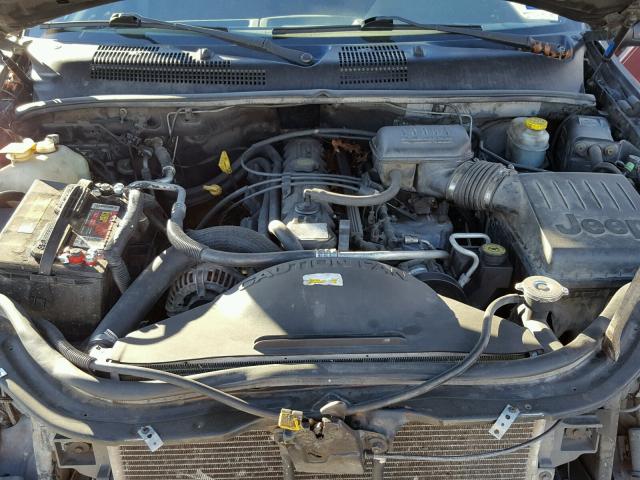 1J4GX48S31C595380 - 2001 JEEP GRAND CHER GRAY photo 7