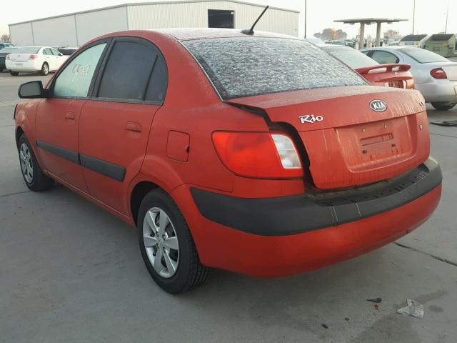 KNADE223196472916 - 2009 KIA RIO BASE RED photo 3