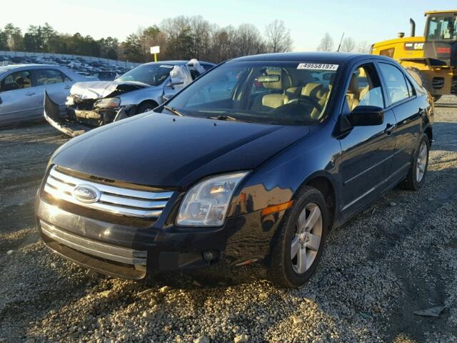 3FAHP07Z78R142334 - 2008 FORD FUSION SE BLACK photo 2