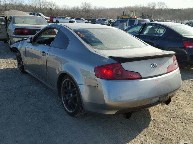 JNKCV54E16M707044 - 2006 INFINITI G35 GRAY photo 3