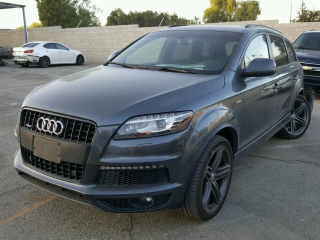 WA1DGAFEXDD002627 - 2013 AUDI Q7 PRESTIG GRAY photo 2