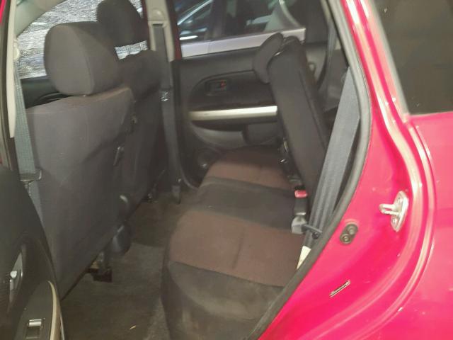 JTKKT624650099054 - 2005 TOYOTA SCION XA RED photo 6