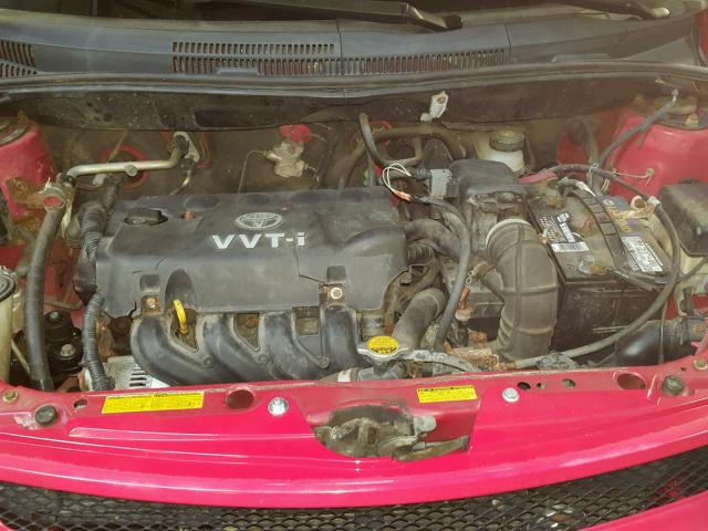 JTKKT624650099054 - 2005 TOYOTA SCION XA RED photo 7