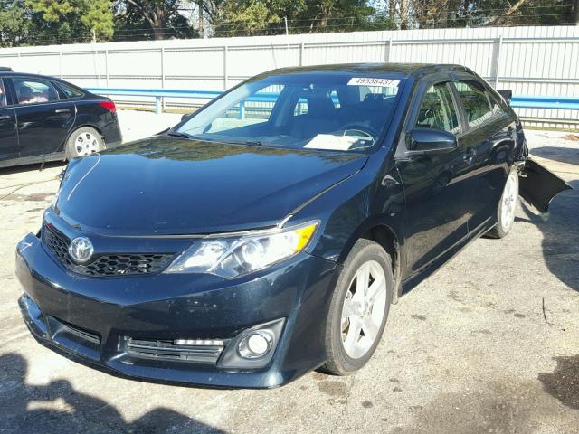 4T1BF1FK3EU396667 - 2014 TOYOTA CAMRY L BLUE photo 2