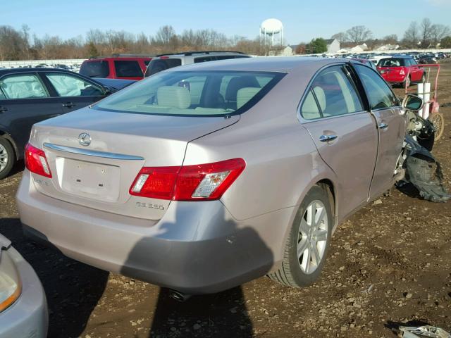 JTHBJ46G592326605 - 2009 LEXUS ES 350 SILVER photo 4