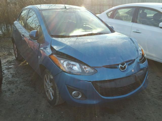 JM1DE1HZ8B0123141 - 2011 MAZDA MAZDA2 BLUE photo 1