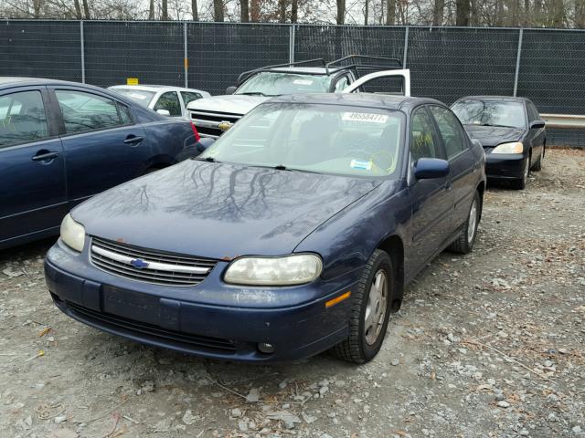 1G1NE52J416258894 - 2001 CHEVROLET MALIBU LS BLUE photo 2