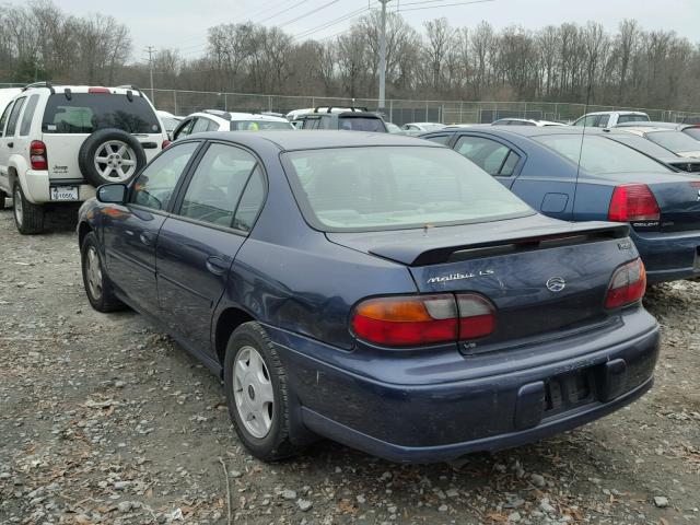 1G1NE52J416258894 - 2001 CHEVROLET MALIBU LS 蓝色 照片 3