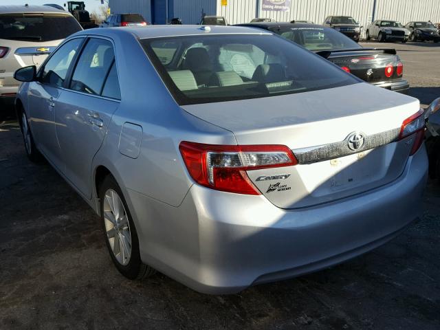 4T4BF1FK4DR322243 - 2013 TOYOTA CAMRY L SILVER photo 3