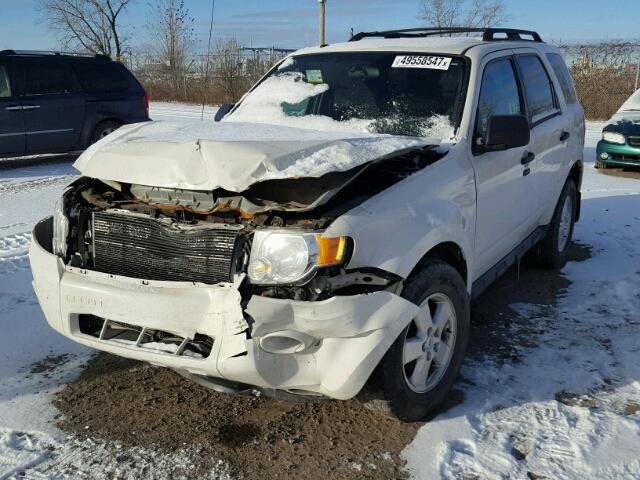 1FMCU9D72BKA01103 - 2011 FORD ESCAPE XLT WHITE photo 2