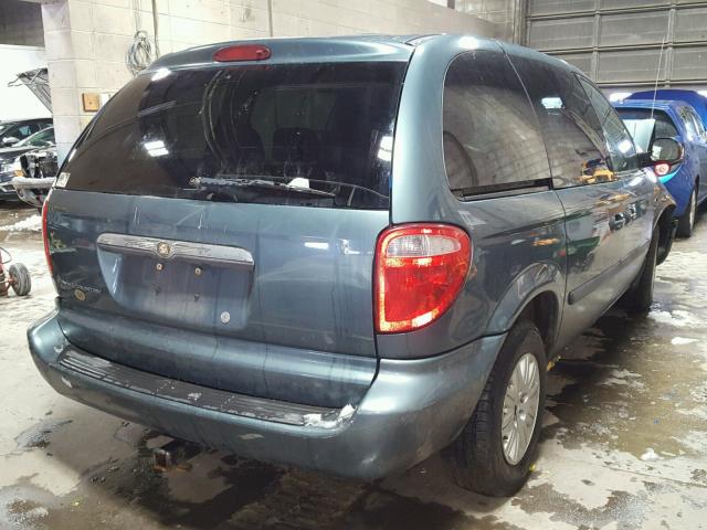 1A4GJ45R67B162718 - 2007 CHRYSLER TOWN & COU BLUE photo 4