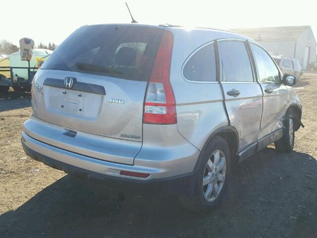 5J6RE4H47BL092064 - 2011 HONDA CR-V SE SILVER photo 4