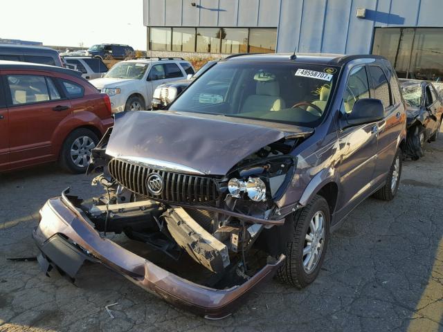 3G5DA03L67S500422 - 2007 BUICK RENDEZVOUS PURPLE photo 2