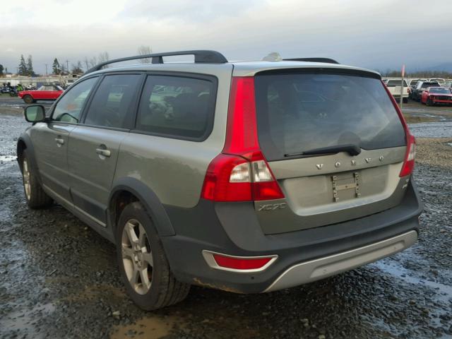 YV4BZ982281013814 - 2008 VOLVO XC70 GREEN photo 3