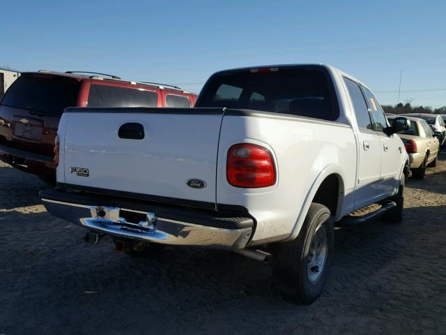 1FTRW08L71KA61355 - 2001 FORD F150 SUPER WHITE photo 4