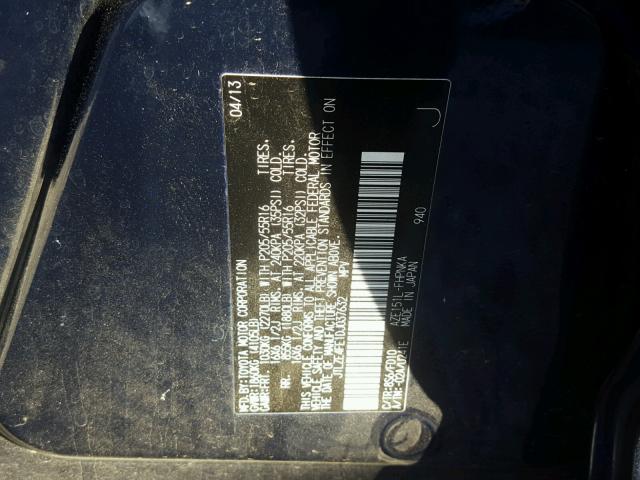 JTLZE4FE1DJ037632 - 2013 TOYOTA SCION XB 蓝色 照片 10