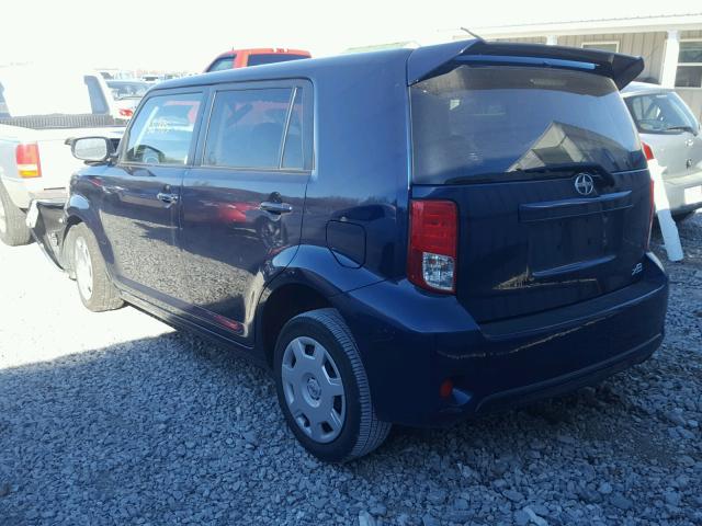 JTLZE4FE1DJ037632 - 2013 TOYOTA SCION XB BLUE photo 3