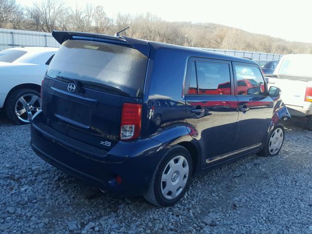 JTLZE4FE1DJ037632 - 2013 TOYOTA SCION XB BLUE photo 4