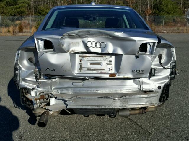 WAUEF78E66A069241 - 2006 AUDI A4 S-LINE SILVER photo 9