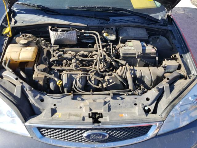 1FAFP34N06W255370 - 2006 FORD FOCUS ZX4 CHARCOAL photo 7