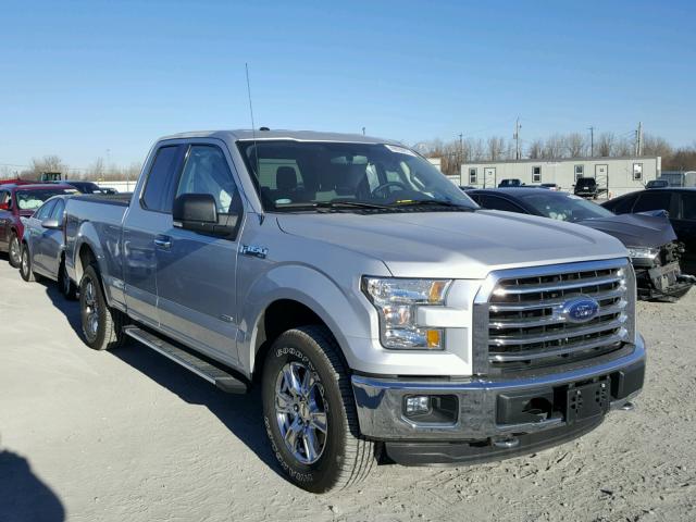 1FTEX1EP5GKF82009 - 2016 FORD F150 SUPER SILVER photo 1