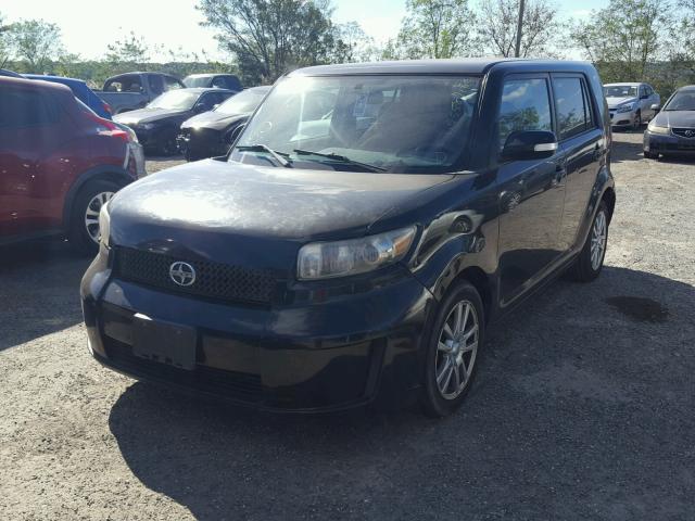 JTLKE50E481020135 - 2008 TOYOTA SCION XB შავი ფოტო 2