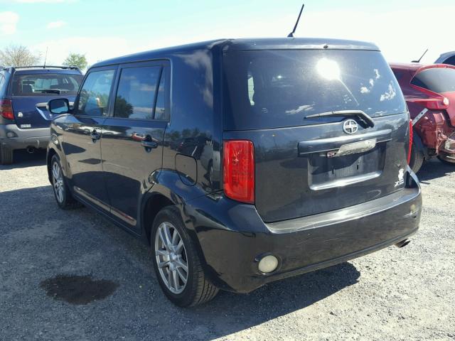 JTLKE50E481020135 - 2008 TOYOTA SCION XB შავი ფოტო 3