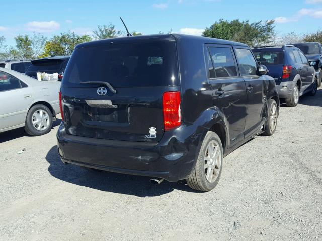JTLKE50E481020135 - 2008 TOYOTA SCION XB შავი ფოტო 4
