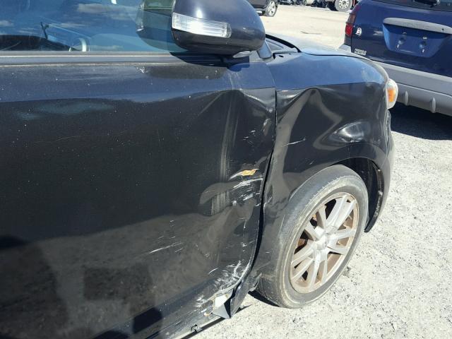 JTLKE50E481020135 - 2008 TOYOTA SCION XB შავი ფოტო 9