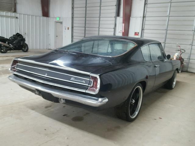 BH29D72269482 - 1967 PLYMOUTH BARRACUDA BLACK photo 4