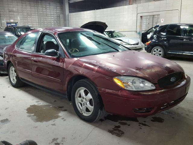 1FAFP53275A138870 - 2005 FORD TAURUS SE RED photo 1