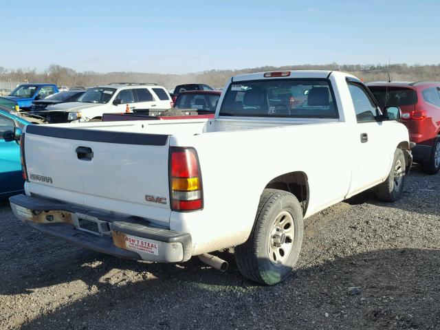 1GTEC14X35Z152884 - 2005 GMC NEW SIERRA WHITE photo 4