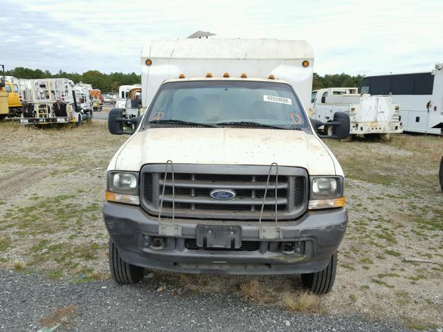 1FDXF46P64EB71820 - 2004 FORD F450 SUPER WHITE photo 9